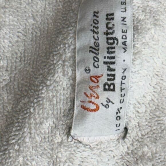 Set 4 Vera Neumann Burlington Yellow 1970s Bath& hand towels flower daffodil MCM - Picture 5 of 9